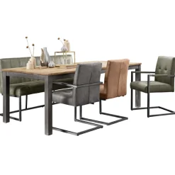 Outlet Pronto Wonen Eettafel Mesola mangohout 180x95 cm rechthoekig natural