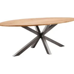 Sale Pronto Wonen Eettafel Mesola mangohout 200x100 cm ovaal natural