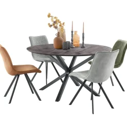 Sale Pronto Wonen Eettafel Piastra 140 rond zwart