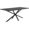 Discount Pronto Wonen Eettafel Piastra 190x95 cm rechthoekig zwart