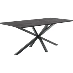 Discount Pronto Wonen Eettafel Piastra 190x95 cm rechthoekig zwart