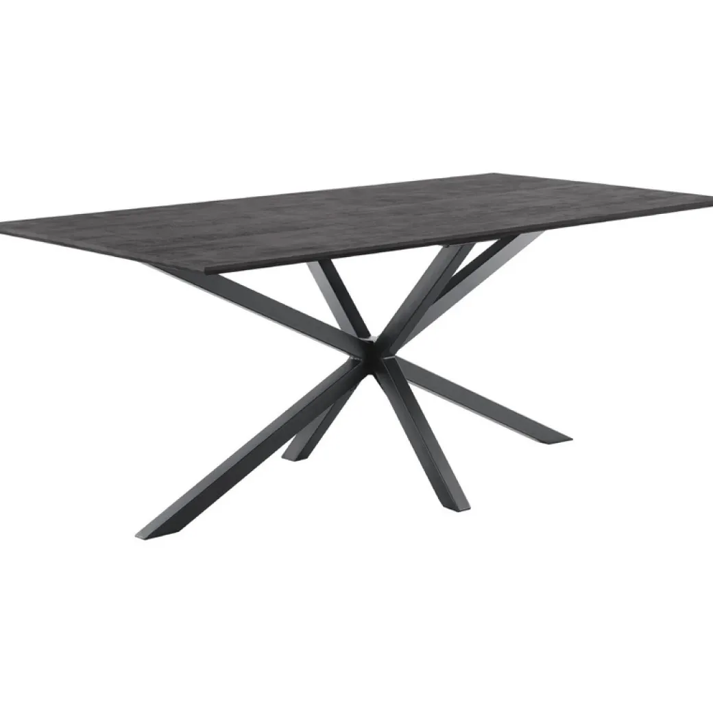 New Pronto Wonen Eettafel Piastra 220x100 cm rechthoekig zwart