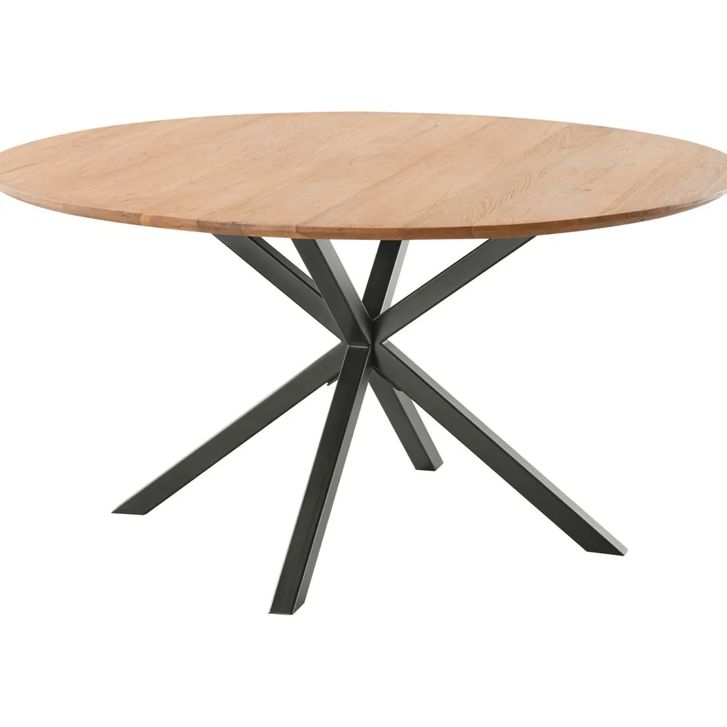 New Pronto Wonen Eettafel Romaro teakhout 150 cm rond mix rough