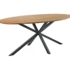 Best Pronto Wonen Eettafel Romaro teakhout 240x120 cm ovaal mix rough