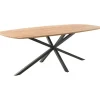 Hot Pronto Wonen Eettafel Romaro teakhout 260x110 cm Deens ovaal mix rough