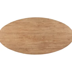 Hot Pronto Wonen Eettafel Romaro teakhout 200x100 cm ovaal mix rough