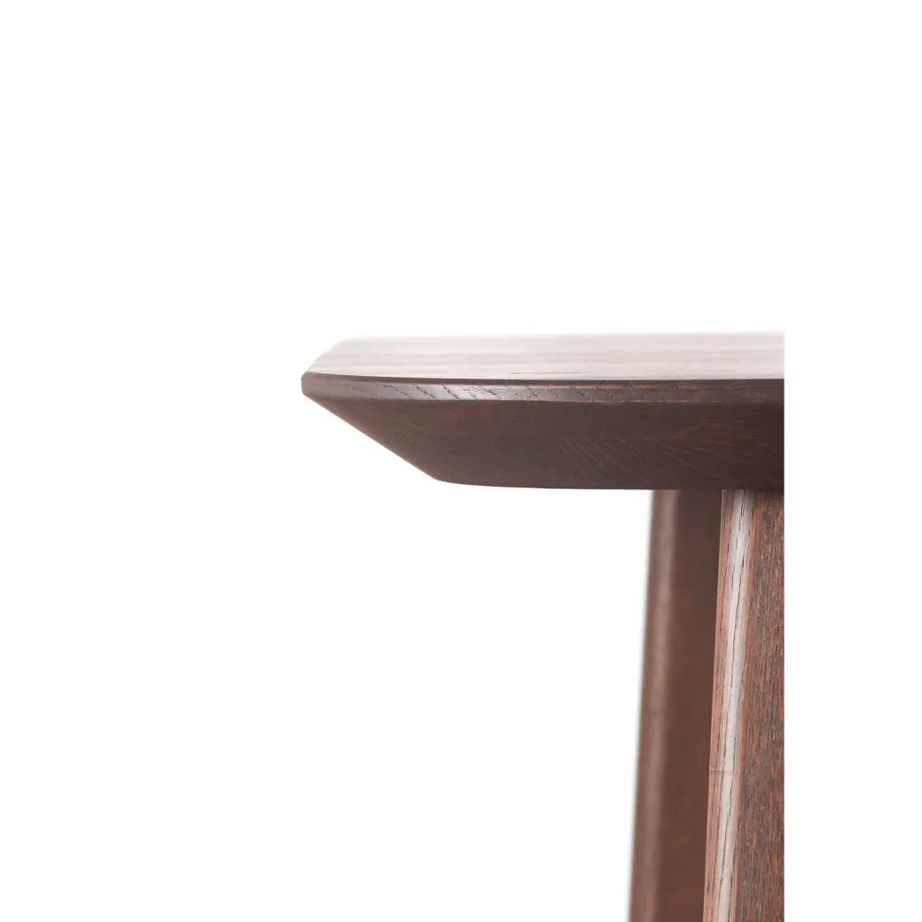 Clearance Pronto Wonen Eettafel Tavolo eikenhout 220x100 cm rechthoekig donkerbruin