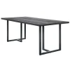 Outlet Pronto Wonen Eettafel Vinito 190x95 eiken fineer zwart