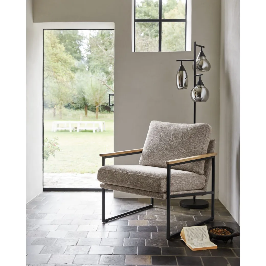 Outlet Pronto Wonen Fauteuil Claut beige