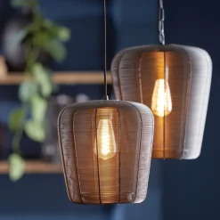 Sale Pronto Wonen Hanglamp Barzio mat zwart rond 31cm 1-lichts