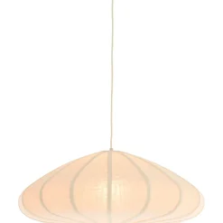 New Pronto Wonen Hanglamp Cantilupo L wit linnen 1-lichts