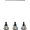 Sale Pronto Wonen Hanglamp Felinio smoke glas 3-lichts