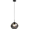 Best Pronto Wonen Hanglamp Macato zwart smoke glas 1-lichts