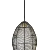 Outlet Pronto Wonen Hanglamp Marola zwart goud 31x23 cm