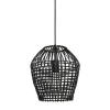 New Pronto Wonen Hanglamp Scarperio rond 28 cm rotan zwart