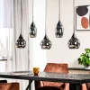 Best Pronto Wonen Hanglamp zwart smoke glas 5-lichts - Lungo