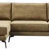 Outlet Pronto Wonen Hoekbank links Andelo pocket/visco zitting bruin