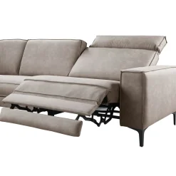 Discount Pronto Wonen Hoekbank links Barrio bruin relaxfunctie excellent comfort