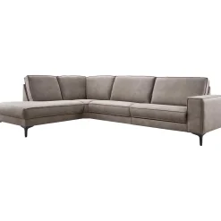Online Pronto Wonen Hoekbank links Barrio bruin basic comfort