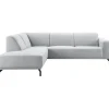 Hot Pronto Wonen Hoekbank links Bellanti lichtgrijs premium comfort