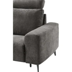 Online Pronto Wonen Hoekbank links Davanti pocket HR koudschuim donkergrijs
