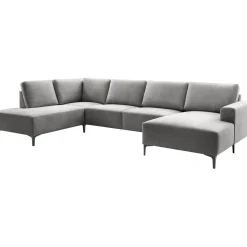 Sale Pronto Wonen Hoekbank links Fabria donkergrijs basic comfort