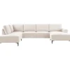 Hot Pronto Wonen Hoekbank links Fabria groot beige basic comfort