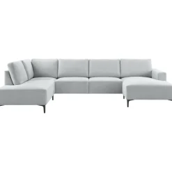 Hot Pronto Wonen Hoekbank links Fabria lichtgrijs groot basic comfort