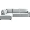 Pronto Wonen Hoekbank links Fabria lichtgrijs basic comfort