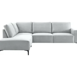 Pronto Wonen Hoekbank links Fabria lichtgrijs basic comfort