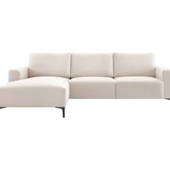 Pronto Wonen Hoekbank Links Fabria polyetherschuim beige