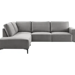 New Pronto Wonen Hoekbank links Fabria polyetherschuim grijs