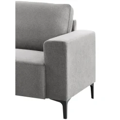 New Pronto Wonen Hoekbank links Fabria polyetherschuim grijs