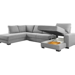Clearance Pronto Wonen Hoekbank links Florance polyether grijs