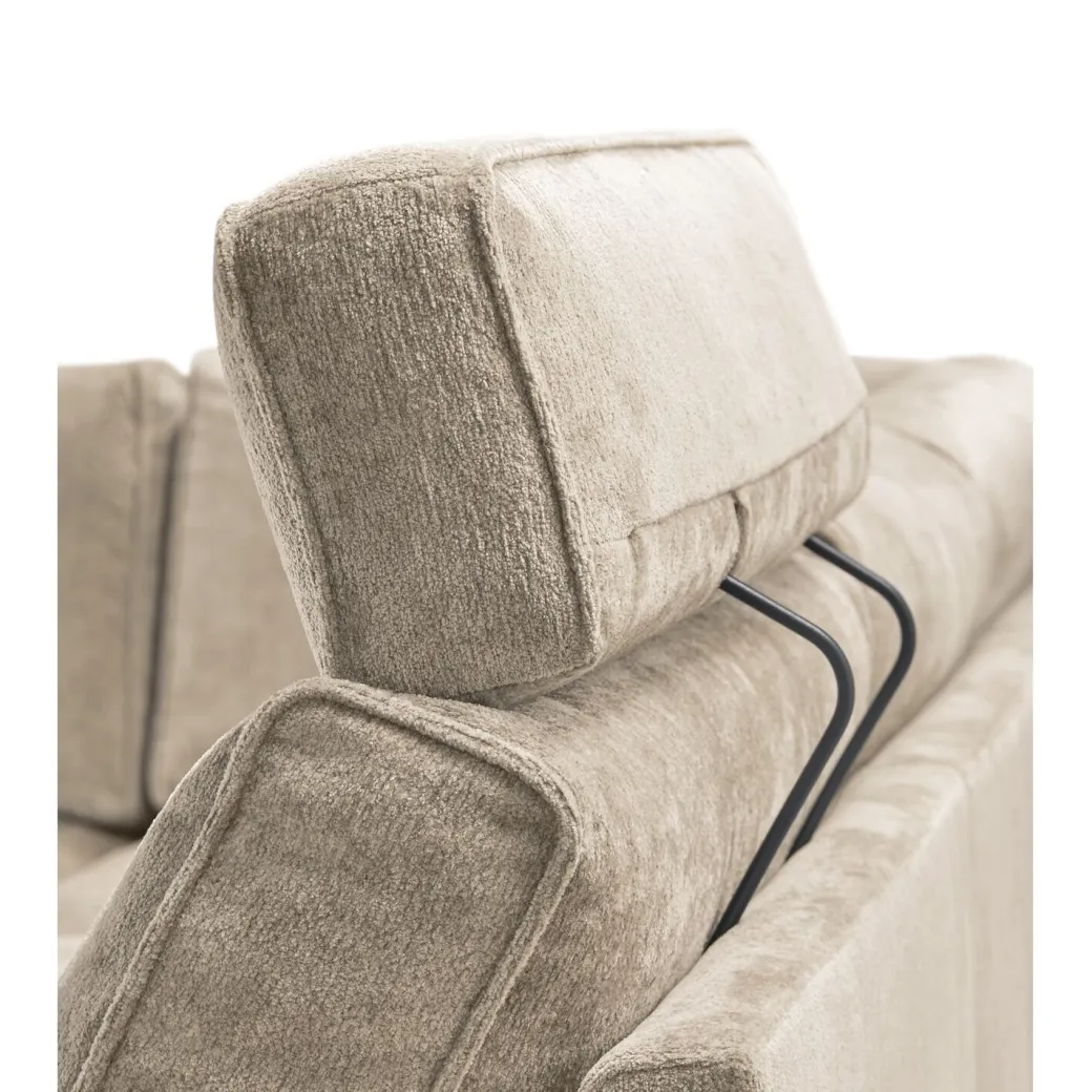 Best Pronto Wonen Hoekbank links Licato taupe relaxfunctie excellent comfort