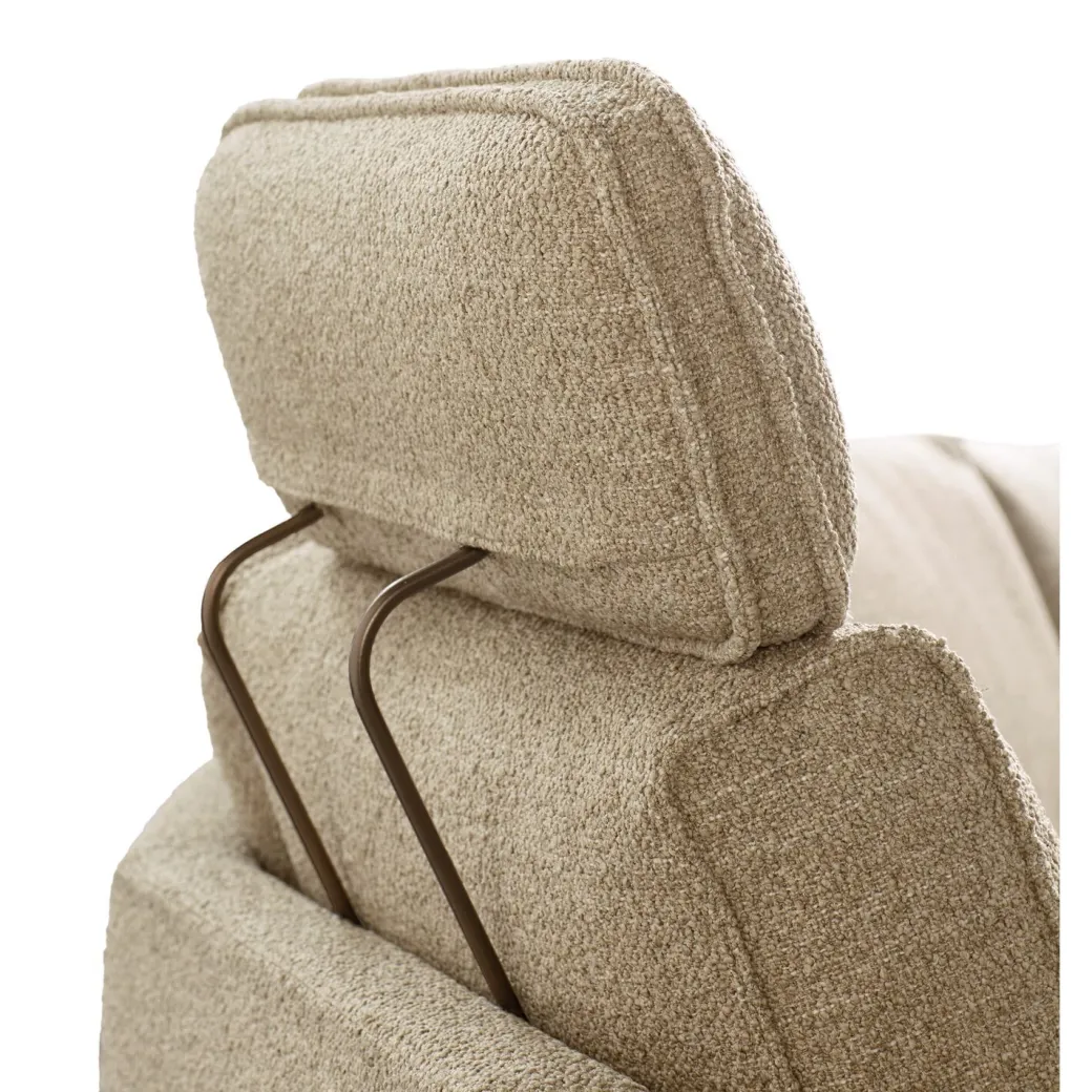 Best Pronto Wonen Hoekbank links Licato taupe relaxfunctie excellent comfort