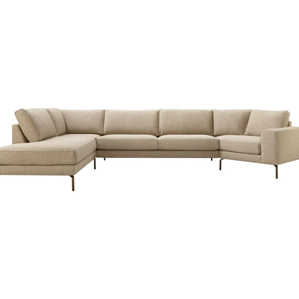 Discount Pronto Wonen Hoekbank links Linoza taupe supreme comfort