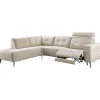 Pronto Wonen Hoekbank links Piorino pocketvering lichtgrijs relaxfunctie