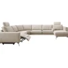 Hot Pronto Wonen Hoekbank Linoza naturel relaxfunctie links premium comfort