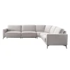 Online Pronto Wonen Hoekbank Moscato bonell HR-schuim zitting lichtgrijs