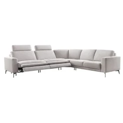 Online Pronto Wonen Hoekbank Moscato bonell HR-schuim zitting lichtgrijs