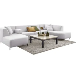 Outlet Pronto Wonen Hoekbank Pantini lichtgrijs