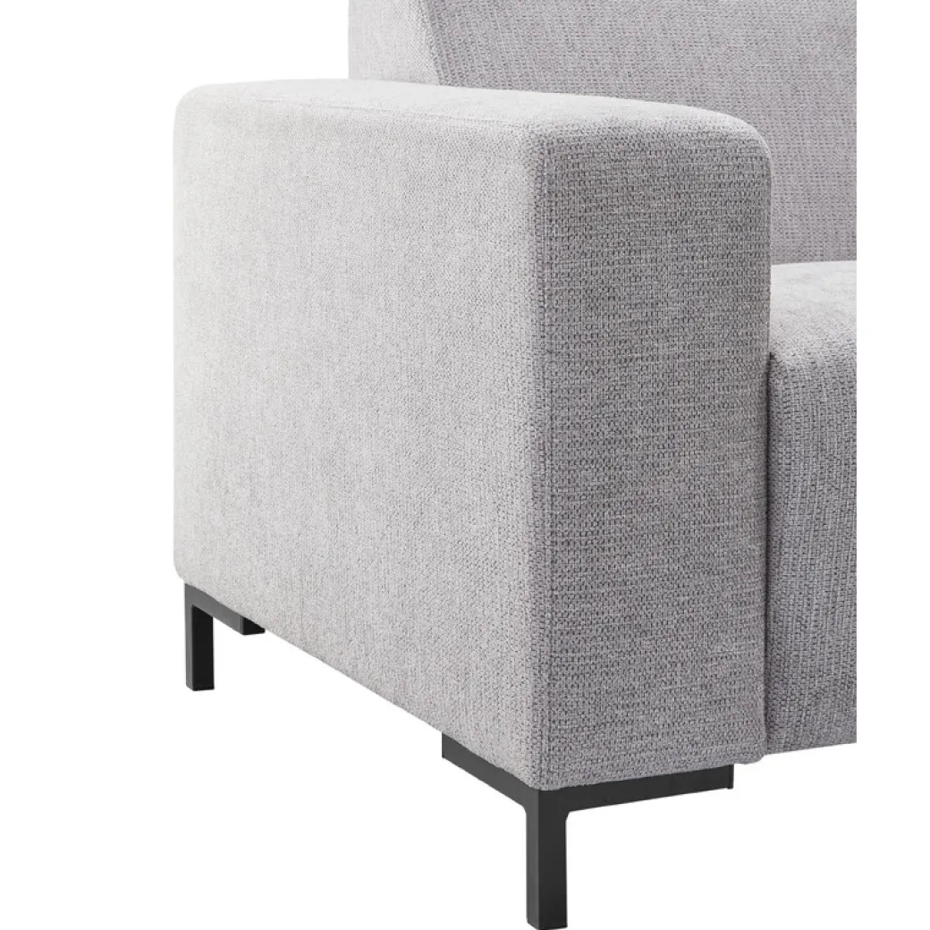 Discount Pronto Wonen Hoekbank rechts Alpa pocket HR zitting grijs