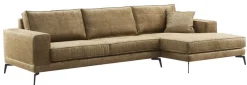 Pronto Wonen Hoekbank rechts Andelo HR/visco zitting bruin