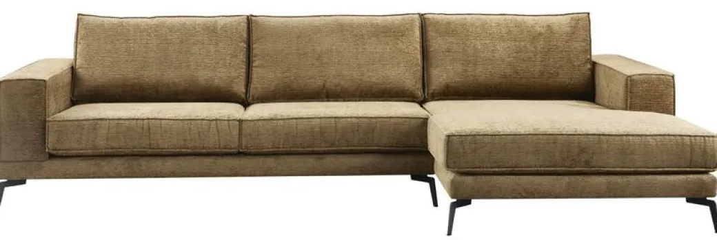 Discount Pronto Wonen Hoekbank rechts Andelo pocket/visco zitting bruin