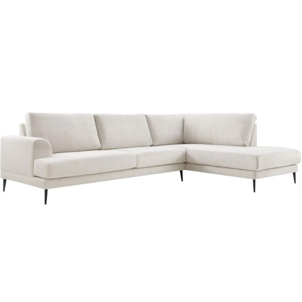 Sale Pronto Wonen Hoekbank rechts Ansio pocket-visco zitting beige