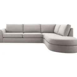 Clearance Pronto Wonen Hoekbank rechts Arnad HR koudschuim grijs