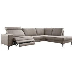 New Pronto Wonen Hoekbank rechts Barrio bruin relaxfunctie excellent comfort