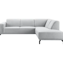 Clearance Pronto Wonen Hoekbank rechts Bellanti lichtgrijs basic comfort