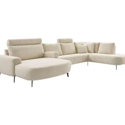 Best Pronto Wonen Hoekbank rechts Davanti HR-zitting beige